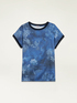 Blusa a t-shirt in raso fantasia image number 3
