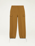 Pantaloni cargo misto lino image number 4