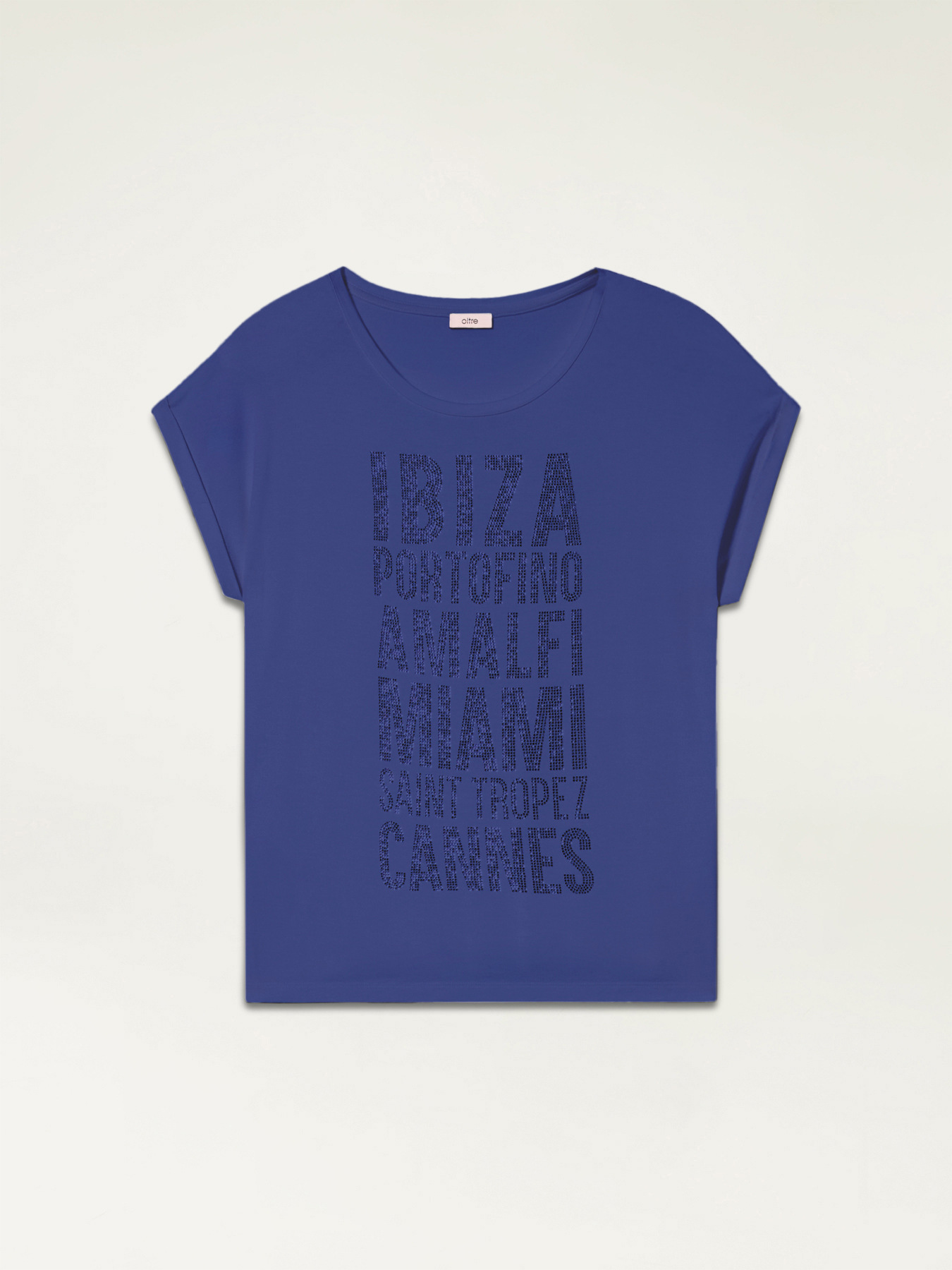 T-shirt con applicazione lettering image number 0