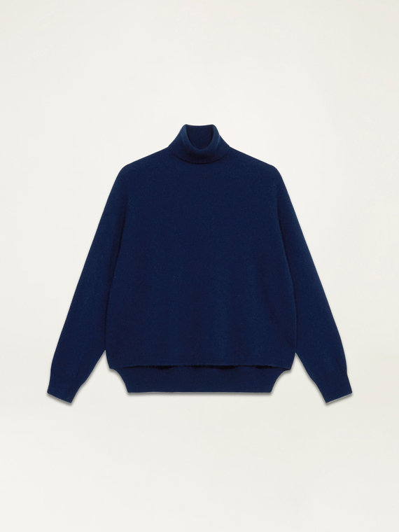 Cashmere/wool turtleneck sweater