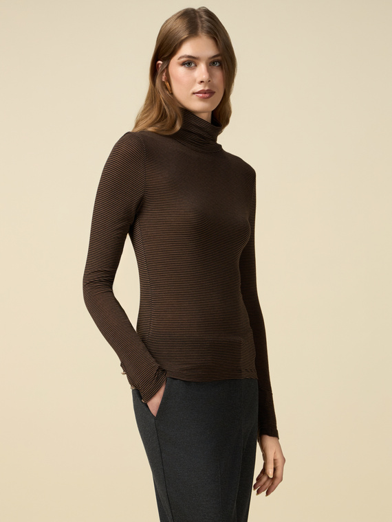 Cashmere blend turtleneck T-shirt