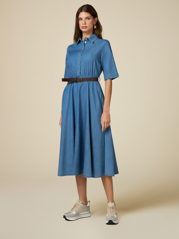 Tencel chemisier dress