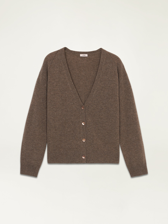 Cardigan in puro cashmere