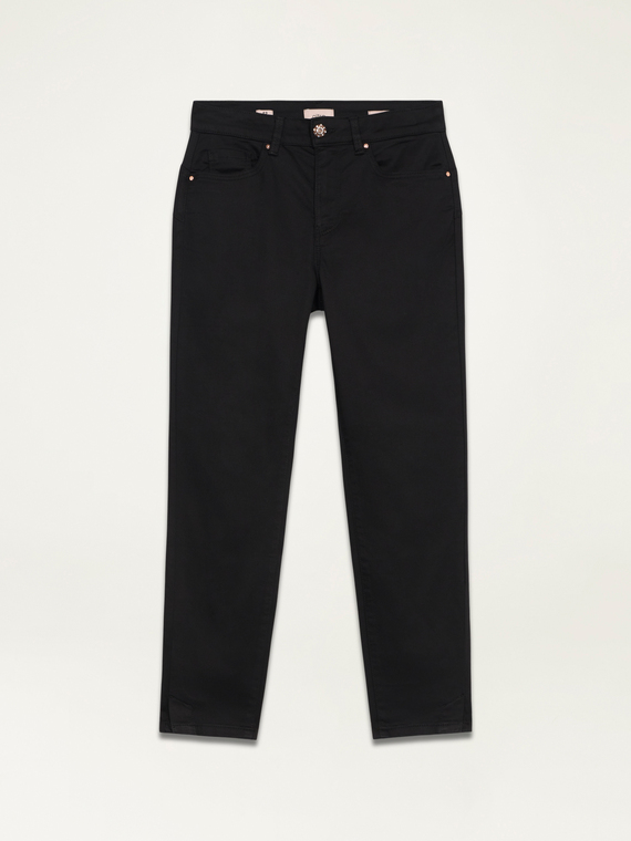 Pantaloni skinny misto tencel