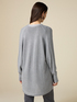 Cardigan over in filato lurex image number 1