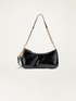 Borsa crossbody flat in vernice image number 1