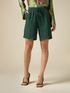Linen blend Bermuda shorts image number 3