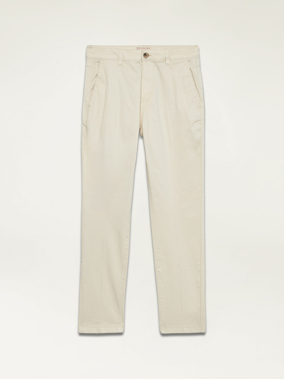 Pantalon chino en tencel mélangé