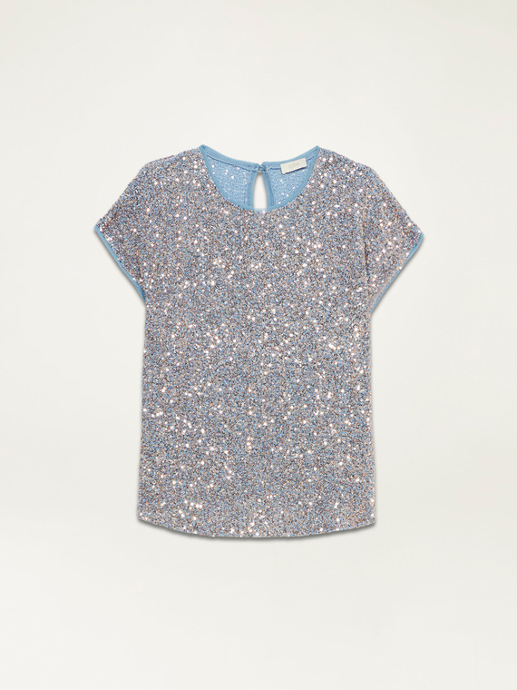 Blusa full paillettes