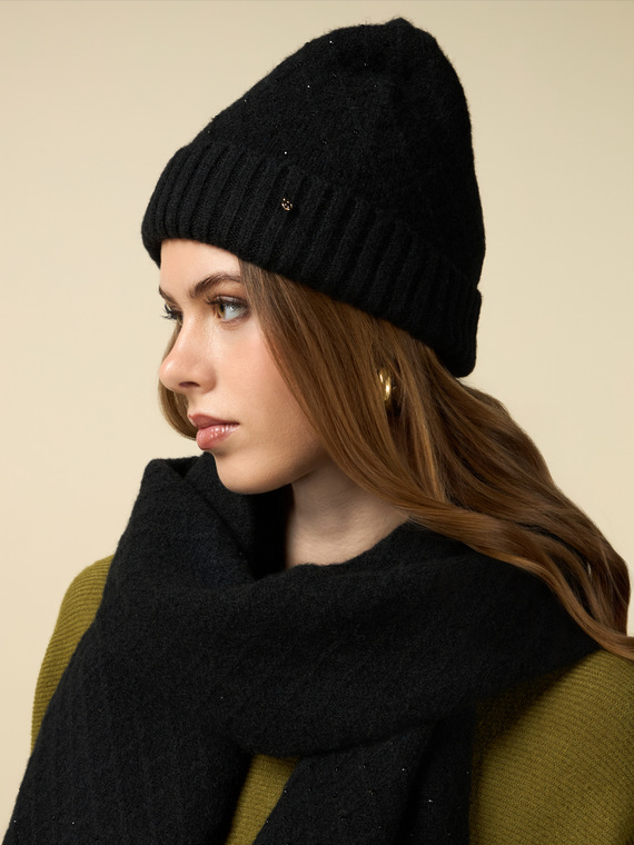 Wool blend beanie