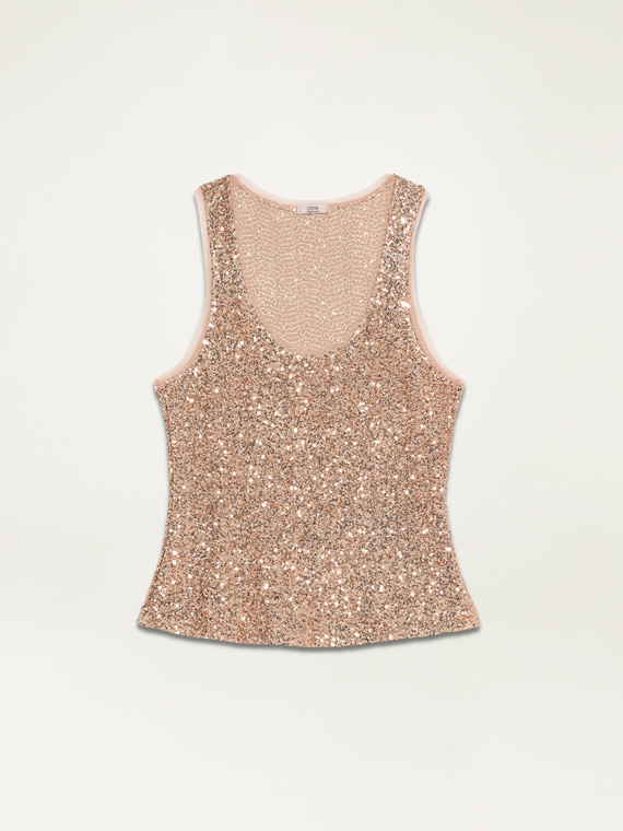 Top full paillettes