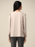 Blusa bimaterica maniche lunghe image number 1