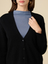 Cardigan in puro cashmere image number 2