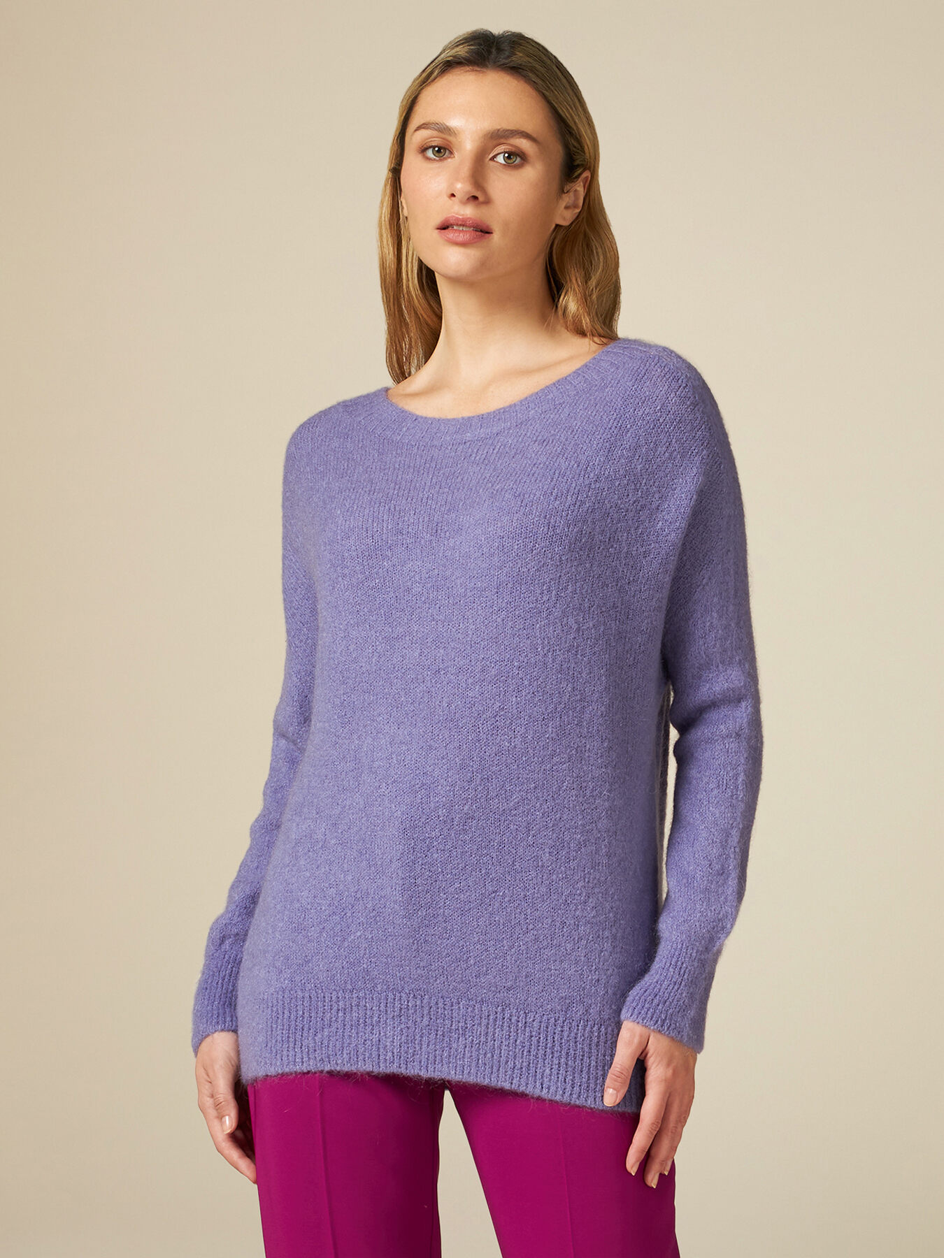 Maglia misto mohair