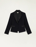 Blazer con dettagli in raso image number 3