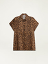 Camicia animalier in viscosa image number 3