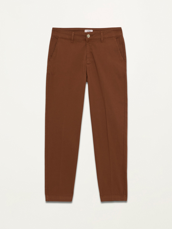 Pantaloni chino in cotone