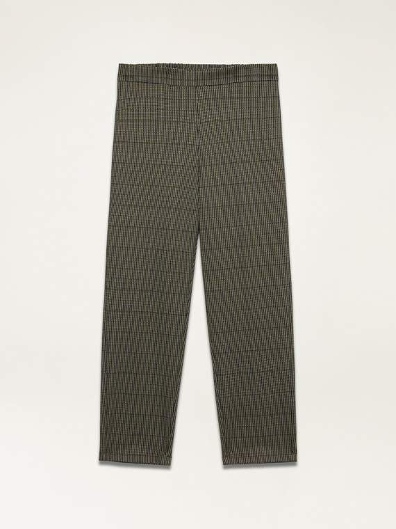 Pantalon en tissu jacquard