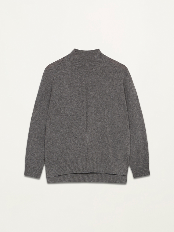 Pure cashmere turtleneck sweater