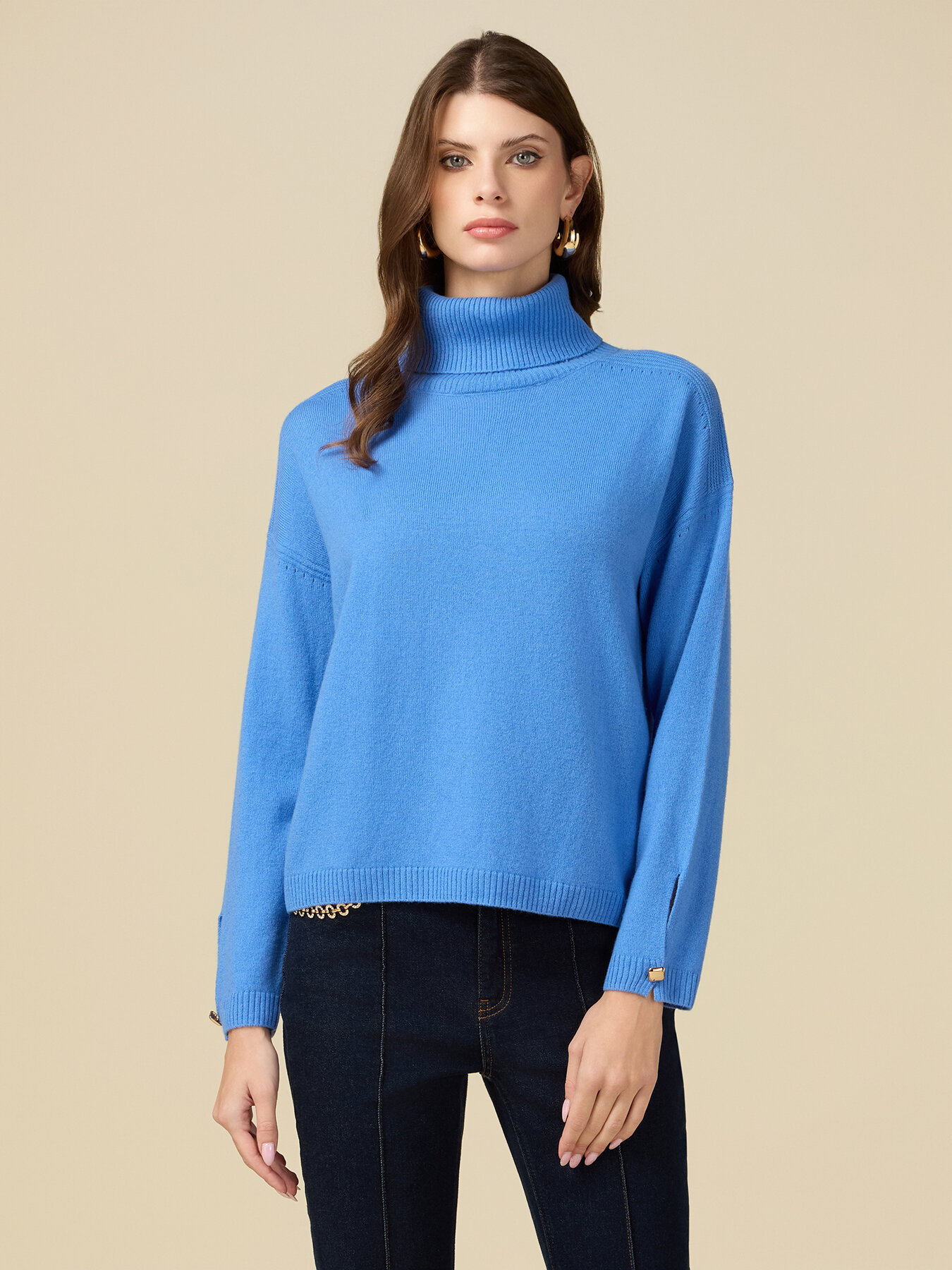 Maglia dolcevita lana/cashmere image number 0