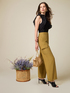 Linen-blend cargo trousers image number 0