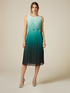 Ombré pleated dress image number 1
