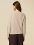 Maglia girocollo in puro cashmere image number 1