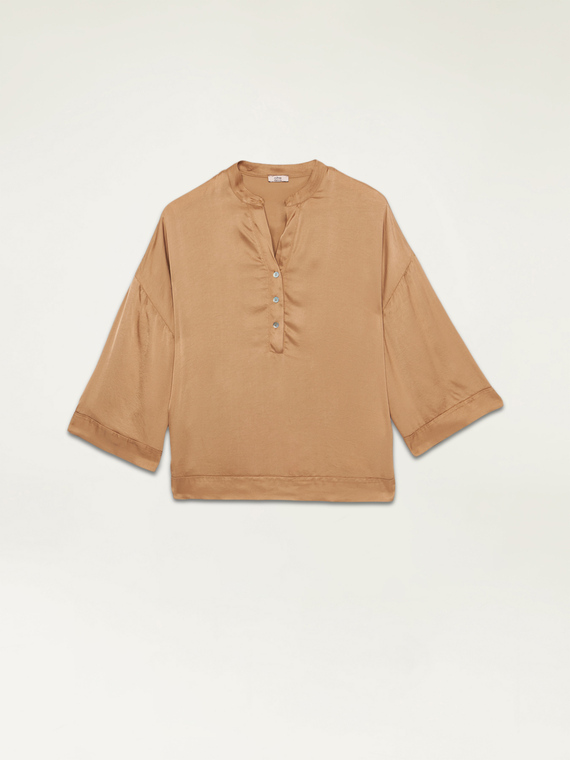 Blusa in raso di viscosa