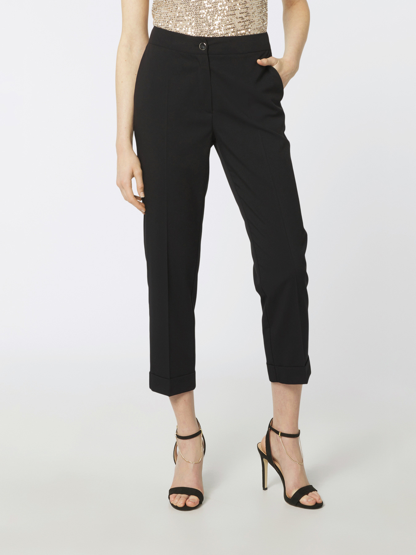 Vince | Stove Pipe Pull On Pant in Black | Vince Unfold