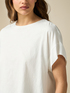 Oversize-T-Shirt aus zwei Materialien image number 2