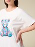 T-shirt with print and appliqués image number 2