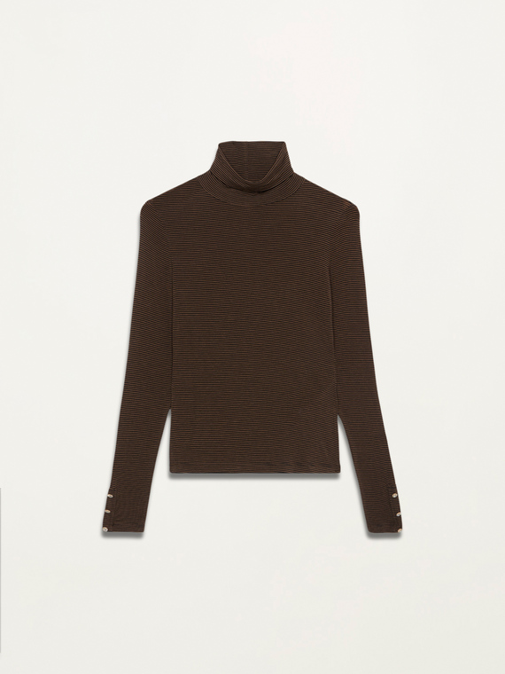 Cashmere blend turtleneck T-shirt