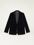 Blazer in velluto con cristalli image number 3