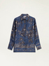 Floral satin shirt image number 3