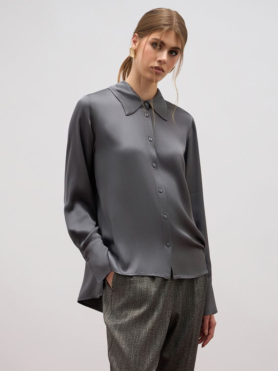 Viscose satin shirt