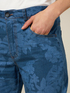 Denim pattern effect trousers image number 2