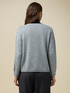 Cardigan misto cashmere con bottoni quadrati image number 1