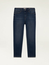 Jeans skinny con bottone gioiello image number 4