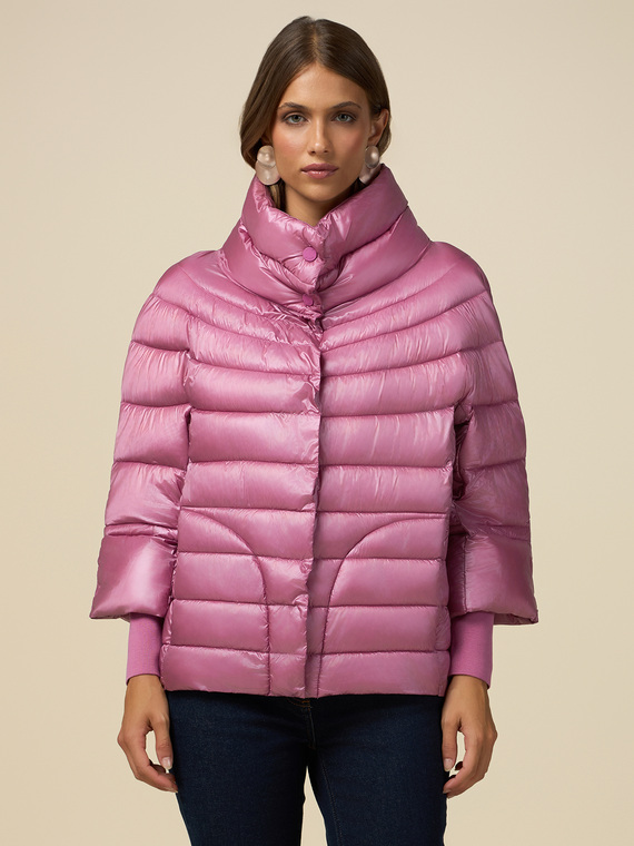 Down jacket with sleeves