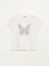 T-shirt con micro cristalli image number 3