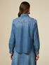 Denim shirt with embroidery image number 1