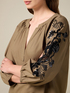 Cotton blouse with embroidery image number 2