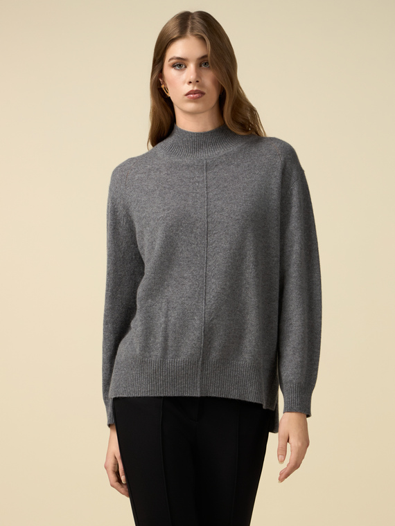 Pure cashmere turtleneck sweater