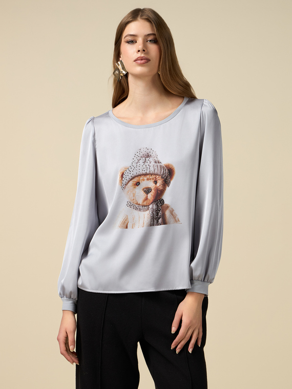 Long-sleeved T-shirt with print