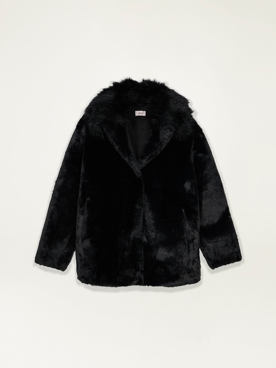 Donna Cappotto Caldo Faux Fur Pelliccia Sintetica Giacca In Pile Da Donna  Giacca Lunga Elegante Pelliccia Ecologica Donna Tinta Unita Per Il Tempo  Libero Giubbotto Caldo Morbido Pelliccia Artificiale : : Moda