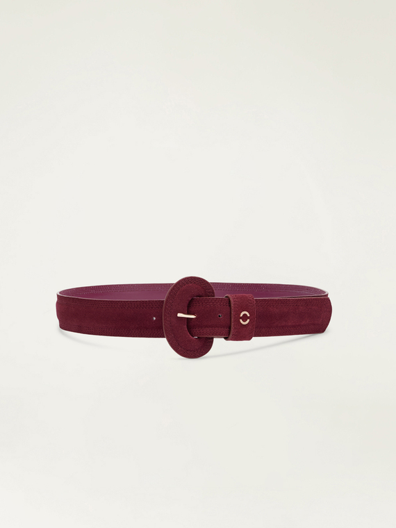 Suede belt