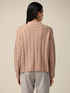 Maglia misto cashmere a trecce image number 1