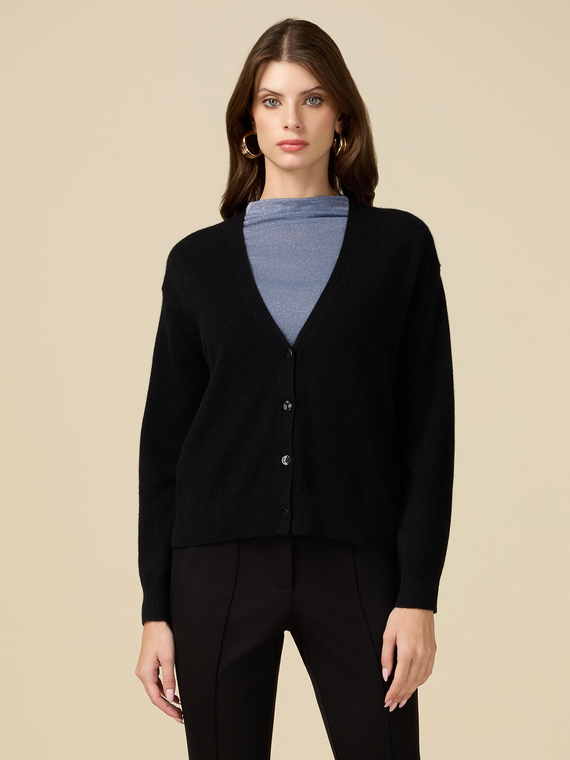 Pure cashmere cardigan