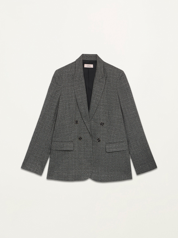 Blazer micro pied de poule