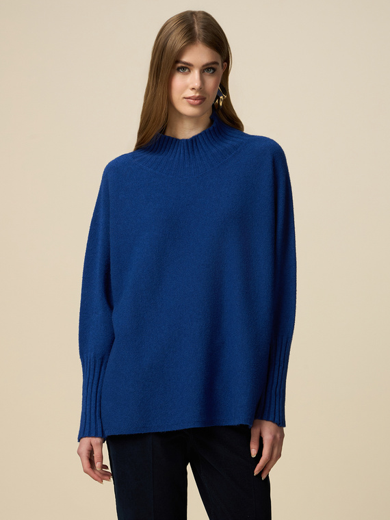 Oversized turtleneck sweater